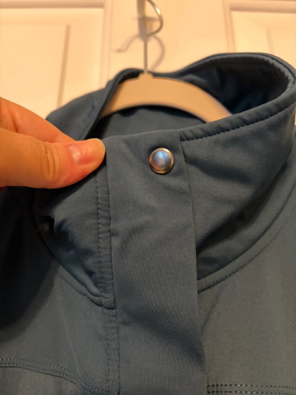 AnyAge Wear Madison Long Jacket, Size 3XL, in Sea Blend Blue - Picture 3 of 15